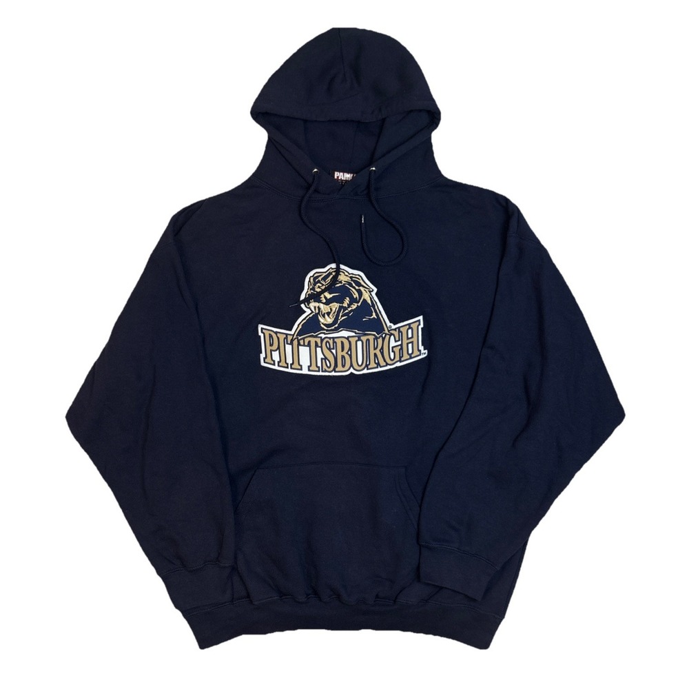 Vintage Park7 Sportswear Pittsburgh Panthers Pullover Embroidered Hoodie Mens XL